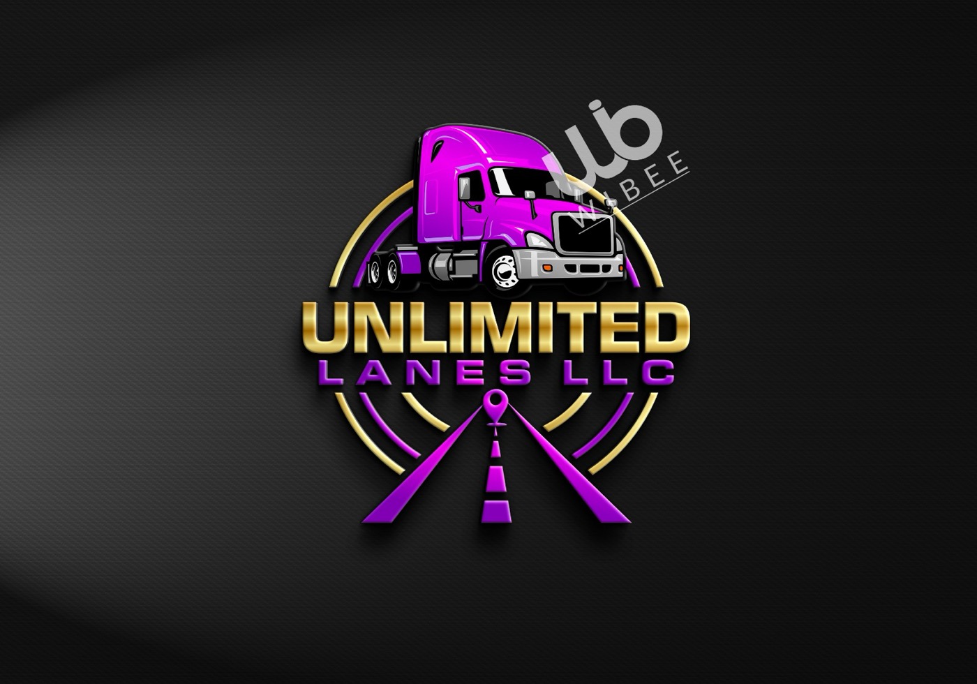 Unlimited Lanes — 3D Logo